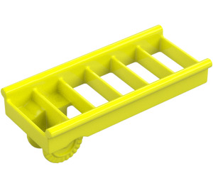 Duplo Amarillo vibrante Escalera 2 x 6 con B-Conector (19663)