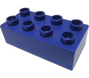 Duplo Violet Brick 2 x 4 (3011 / 31459)