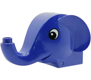 Duplo Violett Elephant Huvud (10000 / 44202)