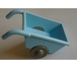 Duplo Wheelbarrow met Dark Grijs Wielen (2292)