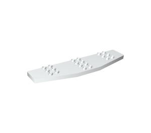 Duplo White Airplane Wing 4 x 16 (2155)