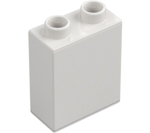 Duplo Biały Cegła 1 x 2 x 2 (4066 / 76371)