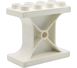 Duplo Wit Column 2 x 4 x 3 (4537 / 73351)