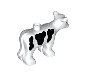 Duplo White Cow Calf with black splodges (6679 / 75721)