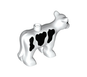 Duplo Blanc Cow Calf avec Noir splodges (6679 / 75721)