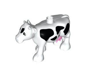 Duplo Weiß Cow mit Schwarz Patches und Rosa Udder (12053 / 87304)