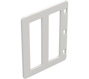 Duplo Blanco Puerta 4 x 5 con Cut Out (65111)