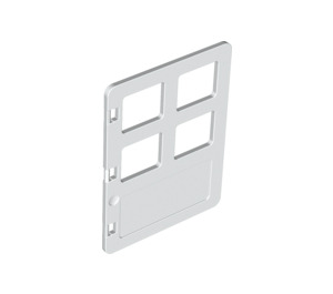 Duplo White Door with Same Sized Panes (89849)