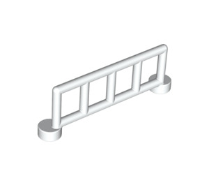 Duplo White Fence 1 x 6 x 2 with 5 Slats (2214 / 89502)