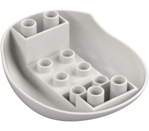 Duplo Bianco Elicottero Parte inferiore 6 x 7 x 1.5 (79793)