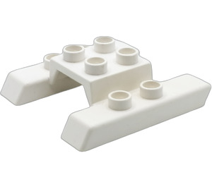 Duplo Blanco Helicóptero Sm. Pontoon (6353)