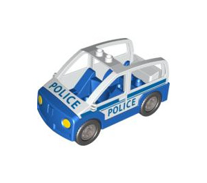 Duplo White MPV Police Car (47437)