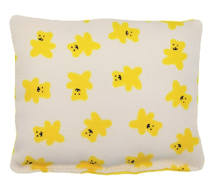 Duplo White Pillow with Teddy Bear