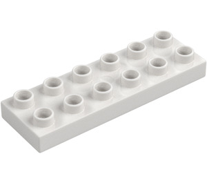 Duplo Wit Plaat 2 x 6 (98233)