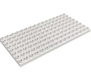 Duplo White Plate 8 x 16 (6490 / 61310)