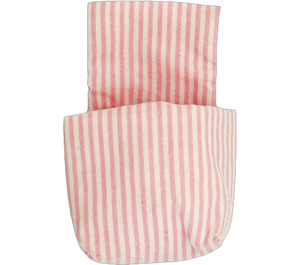 Duplo Wit Sleeping Bag met Pink Strepen (92822)