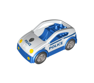 Duplo White Sports Car Police (53898)