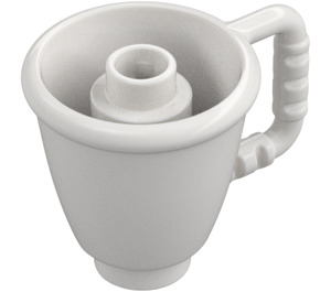 Duplo White Tea Cup with Handle (27383)