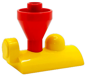 Duplo Yellow Boiler with Red Funnel (4570 / 73355)