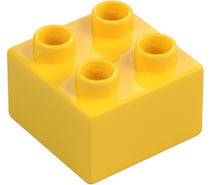 Duplo Żółty Cegła 2 x 2 (3437 / 89461)