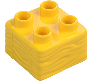 Duplo Żółty Cegła 2 x 2 Hay (69716)