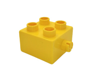 Duplo Yellow Brick 2 x 2 with Pin (3966)