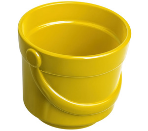 Duplo Yellow Bucket with Fixed Handle (5490 / 82562)