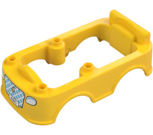 Duplo Yellow Chassis 6 x 10 x 2 Bottom (104037)