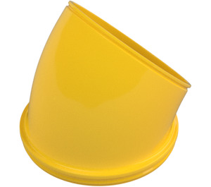 Duplo Yellow Curved Elbow Pipe (31195)