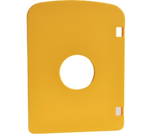 Duplo Yellow Door 1 x 4 x 3.3 with Porthole