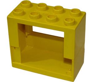 Duplo Amarillo Puerta Marco 2 x 4 x 3 para Mitad Puerta