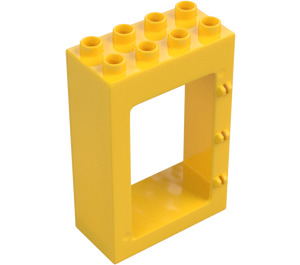 Duplo Yellow Door Frame 2 x 4 x 5 (92094)