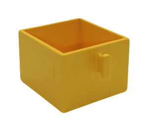 Duplo Žlutá Drawer s Rukojeť (4891)