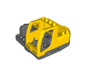 Duplo Amarillo Conductor`s Cab 6 x 5 x 4 Assembly (59351)