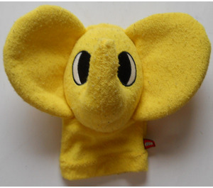 Duplo Amarillo Elephant Mano Puppet