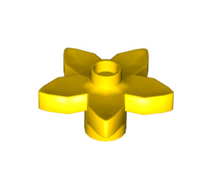 Duplo Yellow Flower with 5 Angular Petals (6510 / 52639)