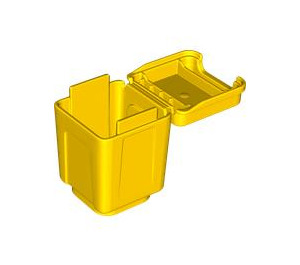 Duplo Yellow Garbage Can (73568)
