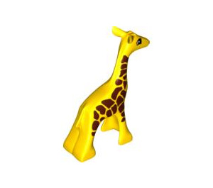 Duplo Gul Giraffe Calf med Firkantet Feet (81522)