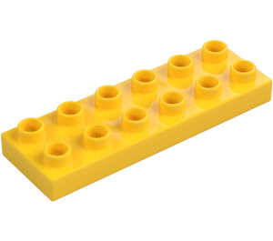 Duplo Gelb Platte 2 x 6 (98233)