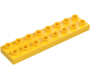 Duplo Gelb Platte 2 x 8 (44524)