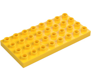 Duplo Jaune assiette 4 x 8 (4672 / 10199)