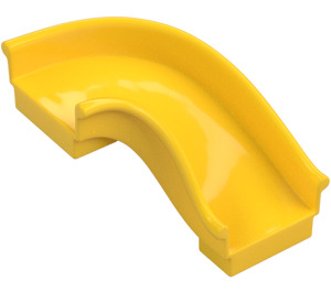 Duplo Giallo Destra Scivolo 4 x 4 x 3 (35088)