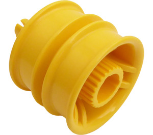 Duplo Žlutá Ráfek s Screw (Dlouhý šroub) (31350 / 76397)