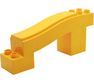 Duplo Yellow Rise 2 x 7 x 3 (31210)