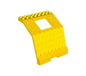 Duplo Amarillo Tejado con Opening 8 x 8 x 6.5 (87654)