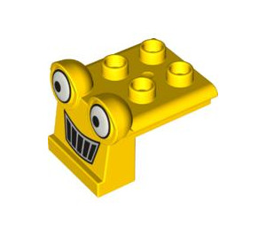 Duplo Yellow Scoop Eyes + Mouth (53067)