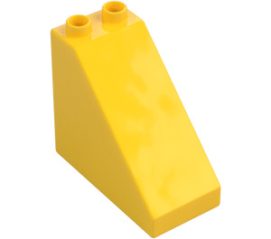 Duplo Yellow Slope 2 x 4 x 3 (45°) (49570)