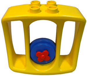 Duplo Žlutá Čtverec Rattle