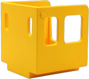 Duplo Yellow Steam Engine Cabin (Older, Larger) (4544)