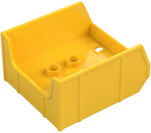 Duplo Yellow Tipper Bucket with Cutout (14094)